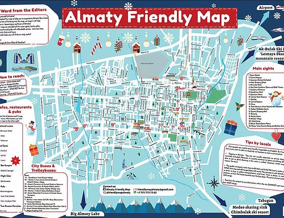Almaty Friendly Map