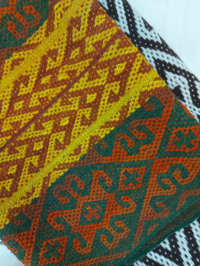Kazakh ornament carpet