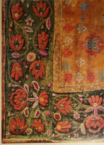 Kazakh ornament carpet