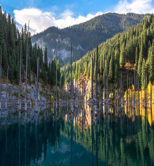 Kolsai and Kaindy Lakes via Charyn Canyon