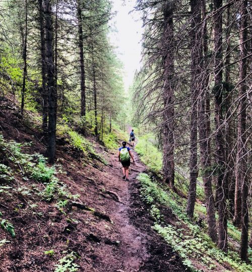 Hiking at Kolsay Lakes